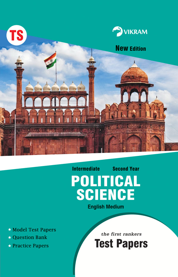 Intermediate  Second Year  - Political Science (English Medium) - Test Papers - Telangana
