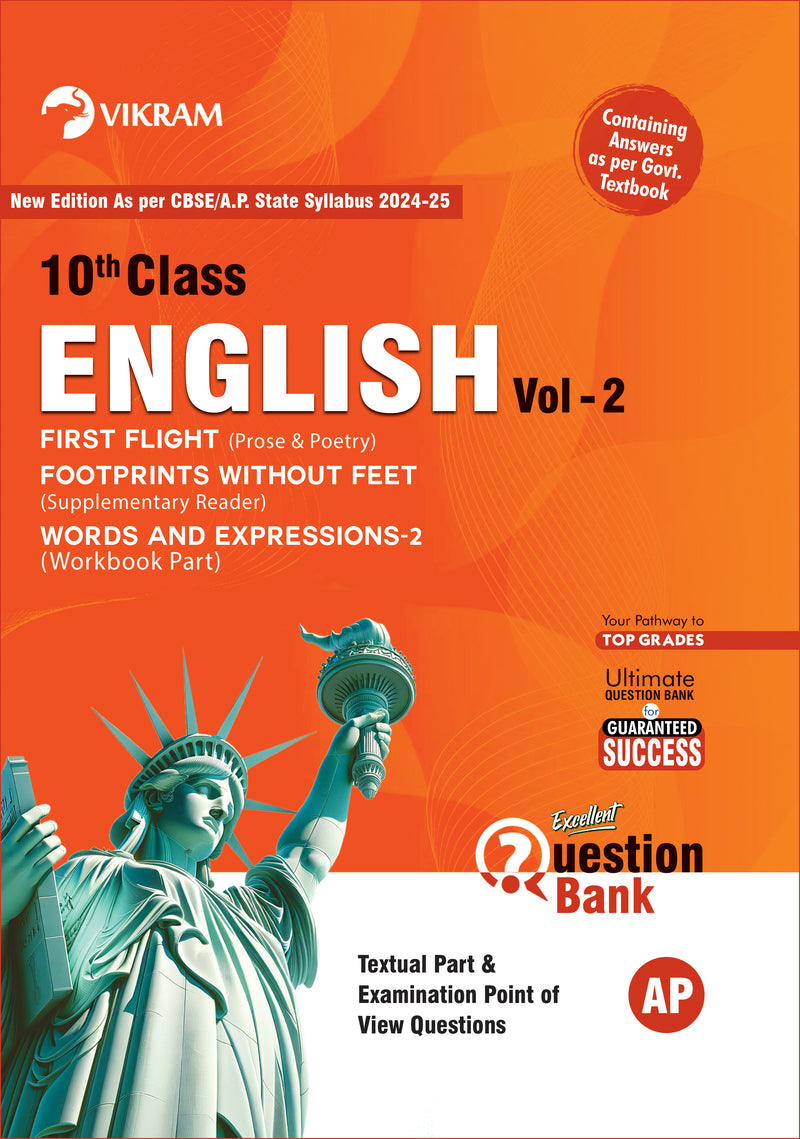 X Class - ENGLISH (Vol 1 & 2) - Question Bank - Andhra Pradesh
