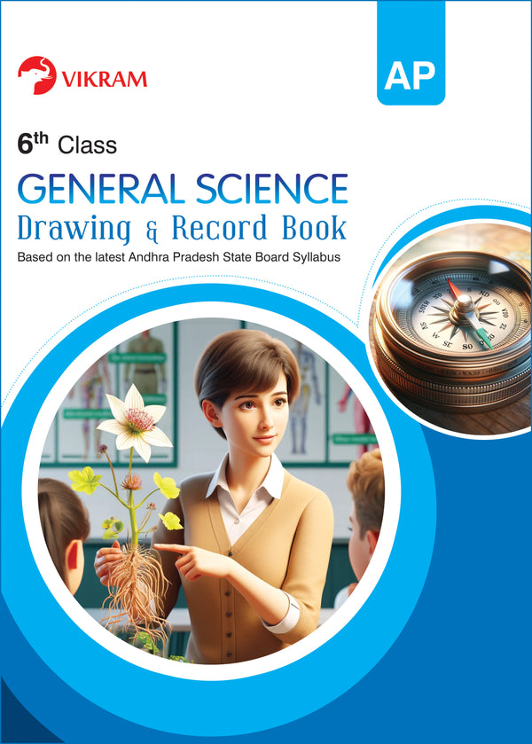 6th Class GENERALSCIENCE - Drawing and Record Book (English Medium)