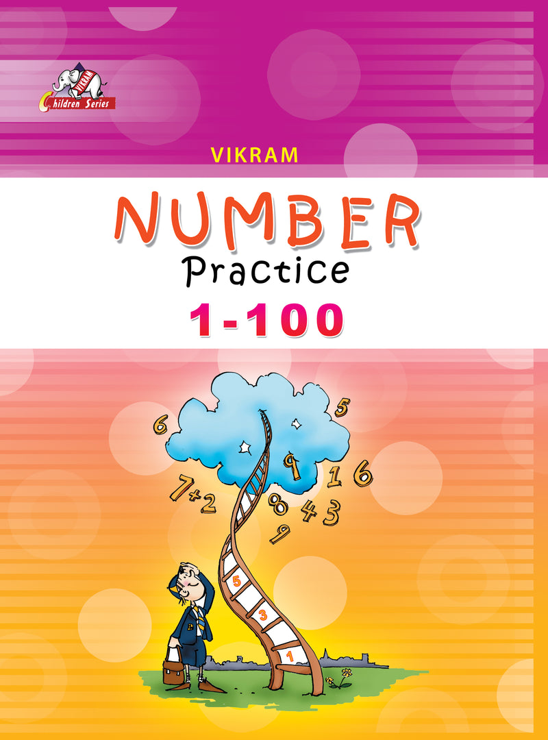 Vikram - Number Practice 1 - 100 Book - Vikram Books
