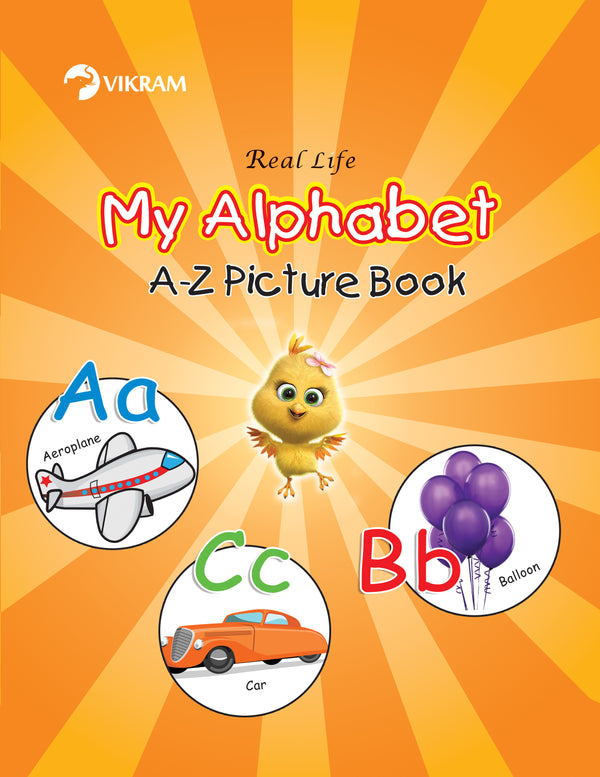 Real Life - My Alphabet  A-Z Picture Book - Vikram Books