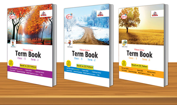 Vikram Lotus - CLASS - 5 TERM BOOKS (Term, Term - 2, Term-3) - Vikram Books