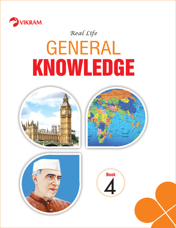 Real Life - GENERAL KNOWLEDGE - Book - 4 - Vikram Books
