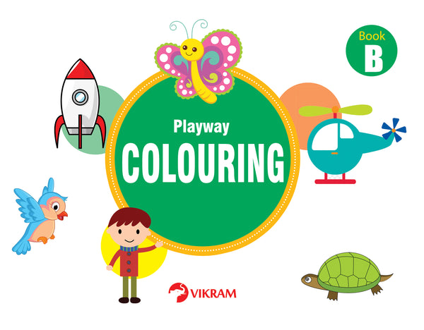 Vikram Playway Colouring Book - B - Vikram Books