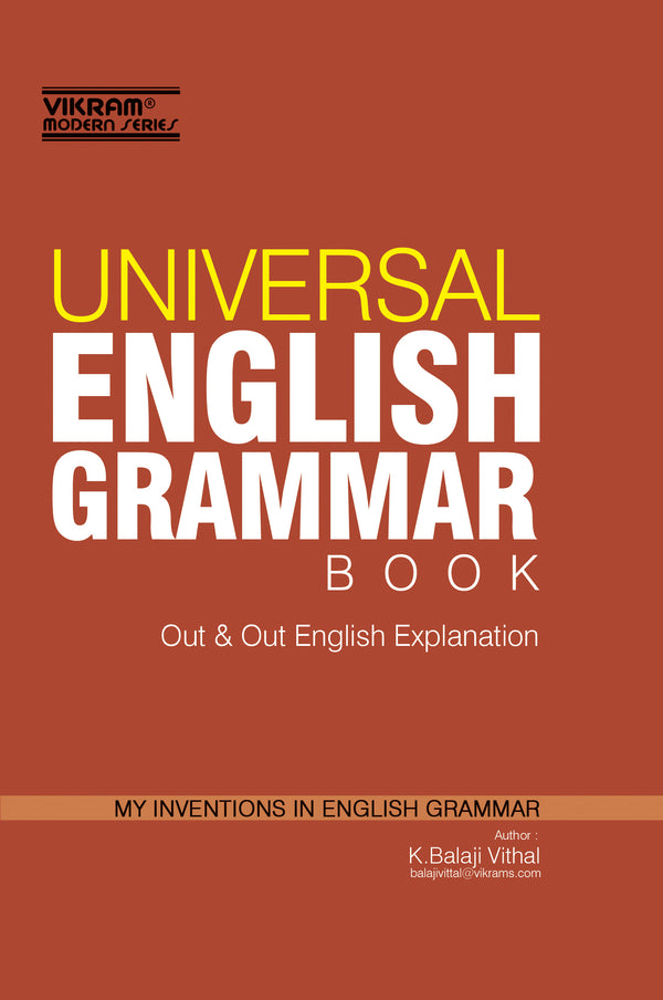 Universal English Grammar Book (Out & Out English Explanation) - Vikram Books