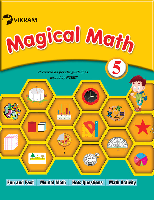 Vikram Magical Math Text Book - 5 - Vikram Books