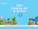 3 in 1 Colouring, Art & Activity Book - B
