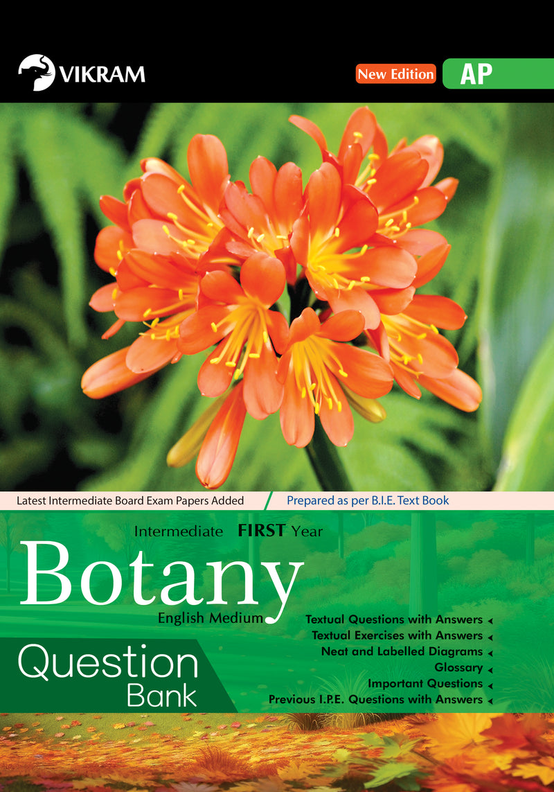 Intermediate  First Year BOTANY (EM) Question Bank (Andhra Pradesh)
