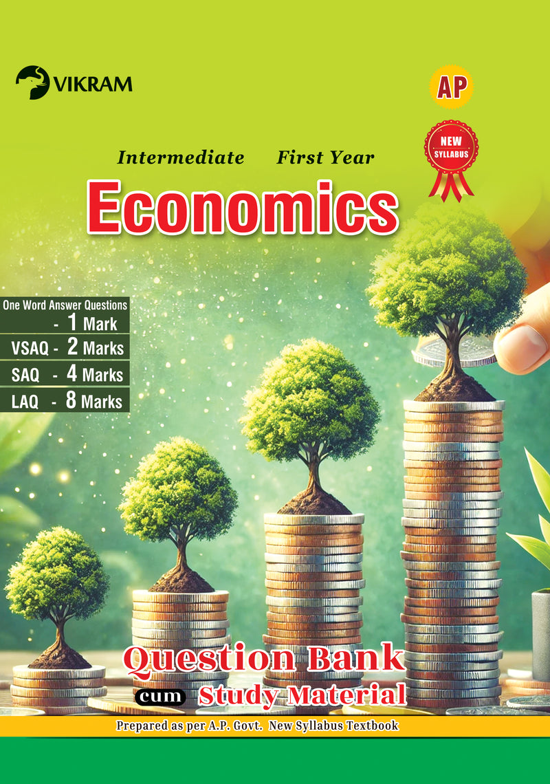 Intermediate  First Year  ECONOMICS (EM) Question Bank (Andhra Pradesh)