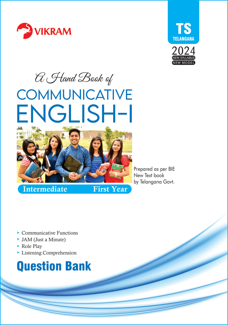 Intermediate   First Year  -  A Hand Book of Communicative English - I (Question Bank)  Telangana State