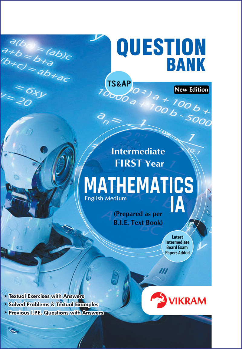 Intermediate  First Year  MATHEMATICS - IA (EM) Question Bank  (Andhra Pradesh & Telangana)