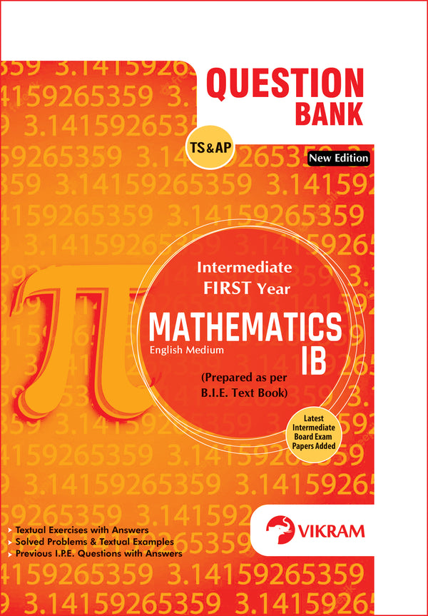 Intermediate  First Year  MATHEMATICS - IB (EM) Question Bank (Andhra Pradesh & Telangana)