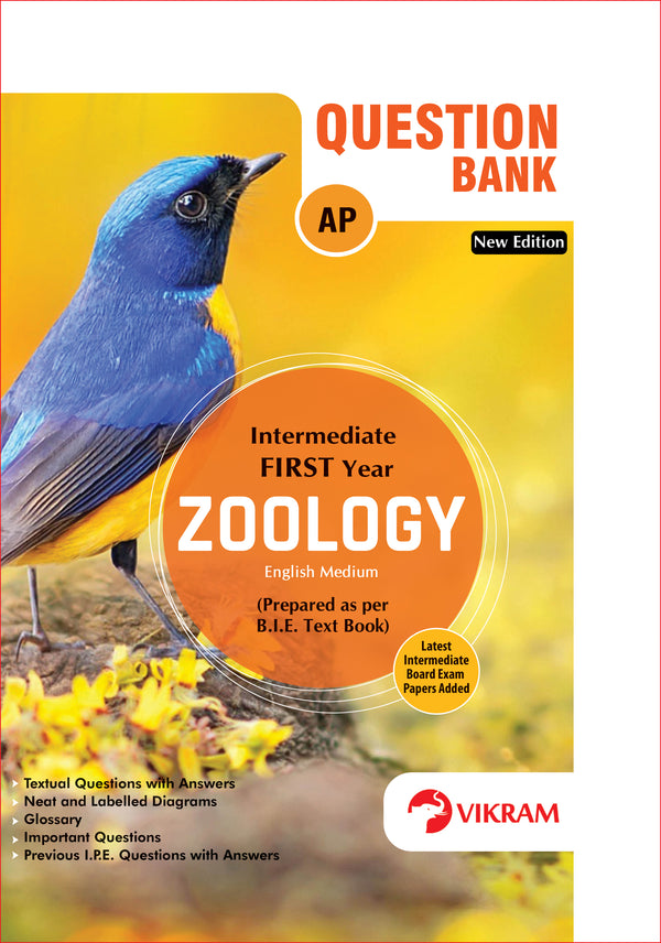 Intermediate  First Year  ZOOLOGY (EM) Question Bank (Andhra Pradesh)