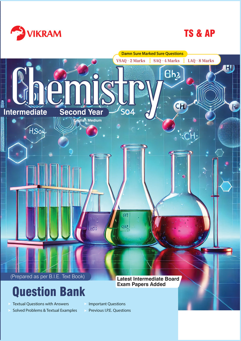 Intermediate  Second Year CHEMISTRY (EM) Question Bank Andhra Pradesh & Telangana