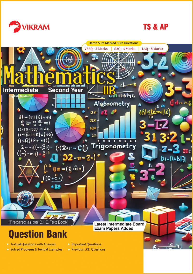 Intermediate  Second Year  MATHEMATICS IIA (EM) Question Bank (Andhra Pradesh & Telangana)