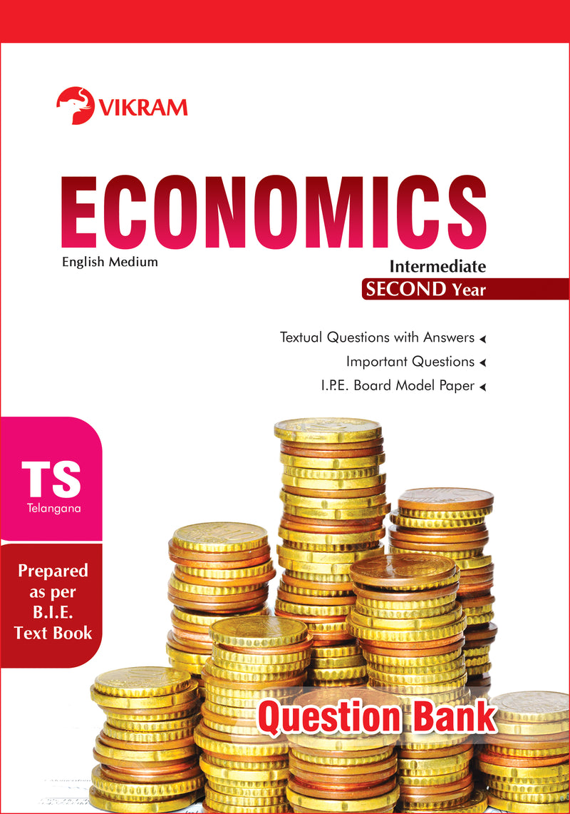 Intermediate  Second Year ECONOMICS (EM) Question Bank (Telangana)