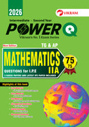 Intermeidate - 2 Year - POWER Q - Mathematics IIA (EM) AP & TG Question Bank with Test Papers