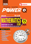 Intermeidate - 2 Year - POWER Q - Mathematics IIB (EM) AP & TG Question Bank with Test Papers