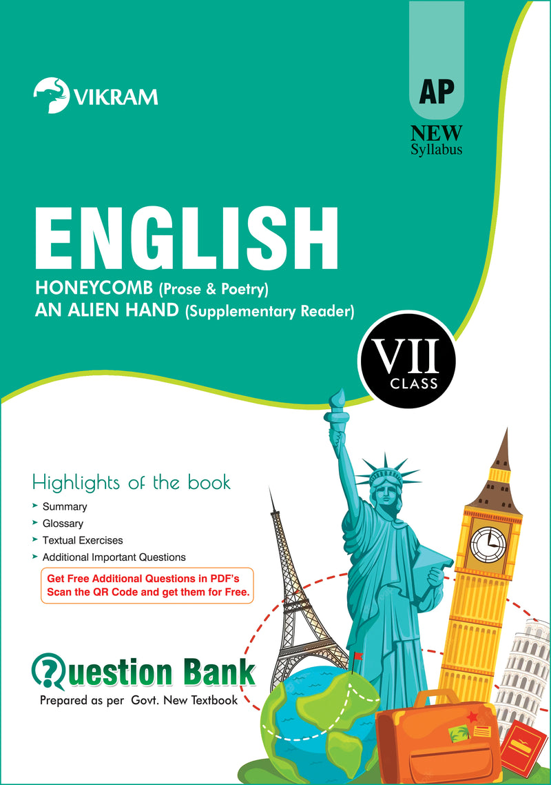 7th Class  ENGLISH  Question Bank  Andhra Pradesh