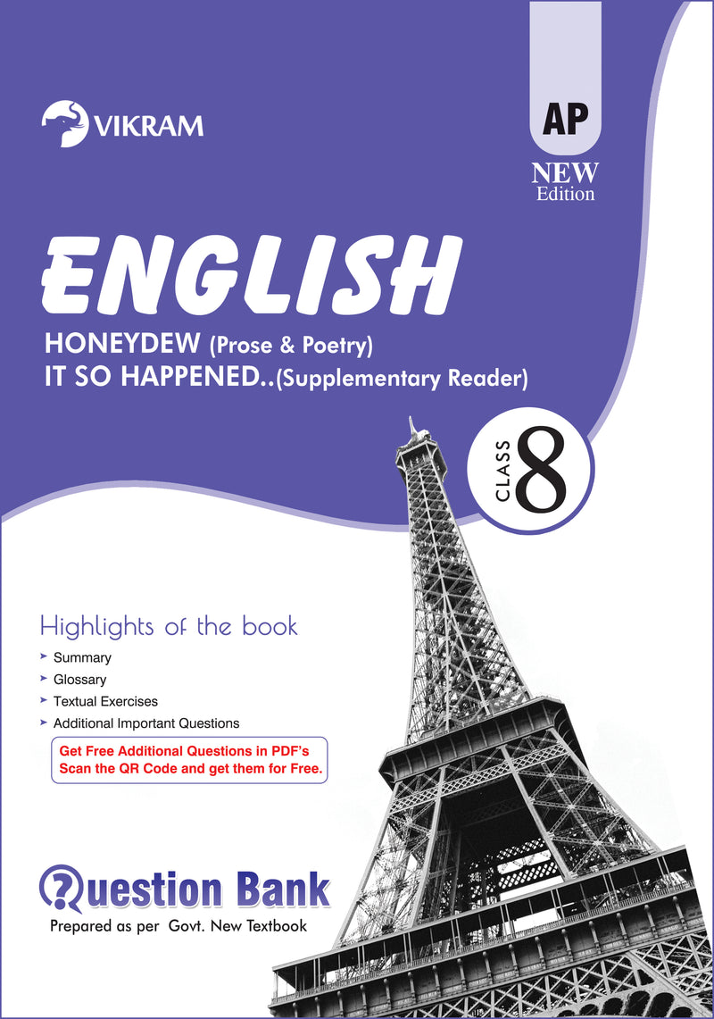 8th Class - ENGLISH - Question Bank - Andhra Pradesh