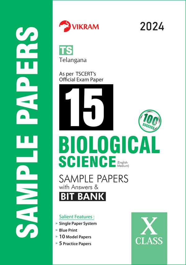 X Class BIOLOGICAL SCIENCE (EM) Sample Model Papers (Telangana)