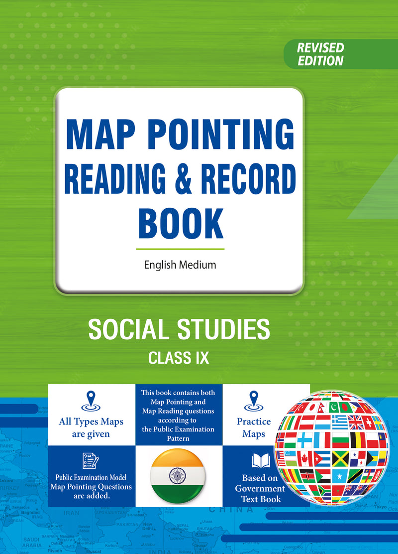 IX Class  Social Studies  Map Pointing  Reading & Record Book   (Andhra Pradesh & Telangana States)   English Medium