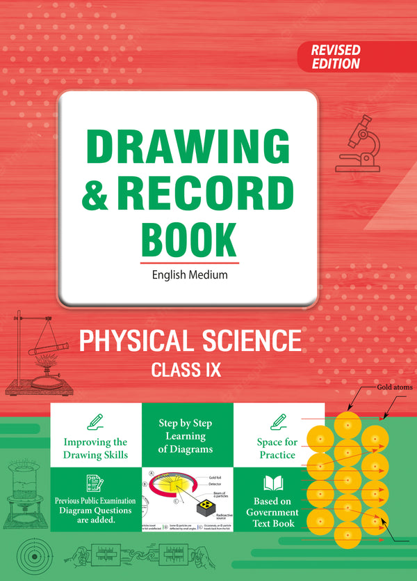 9th Class PHYSICAL SCIENCE - Drawing and Record Book (English Medium)