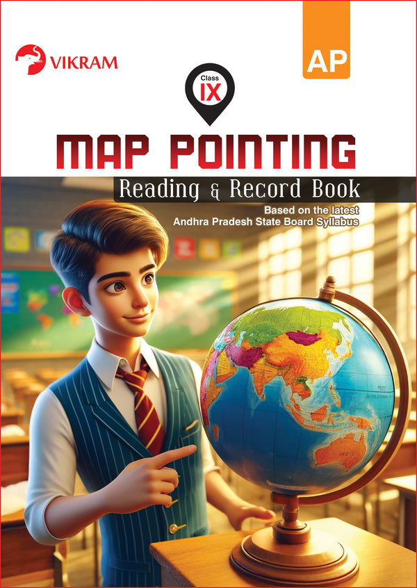 IX Class  Social Studies  Map Pointing  Reading & Record Book   (Andhra Pradesh)   English Medium