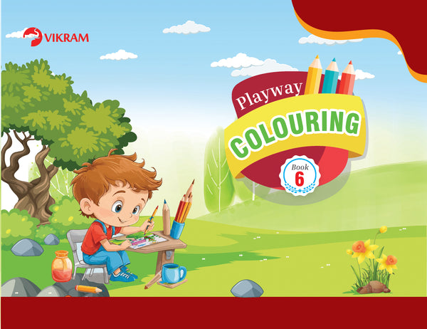 Vikram - Playway Colouring Book - 6