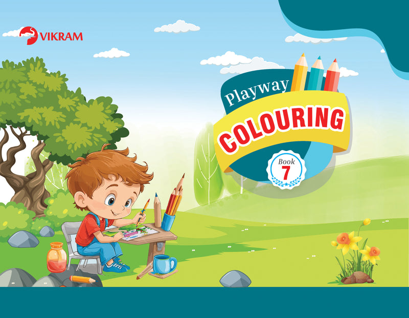 Vikram - Playway Colouring Book - 7