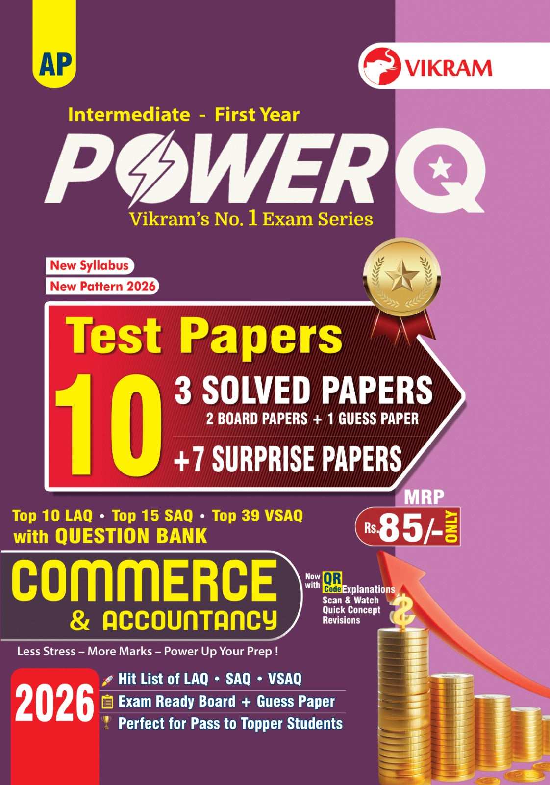 Intermediate First Year POWER Q Commerce & Accountancy – Vikram Books
