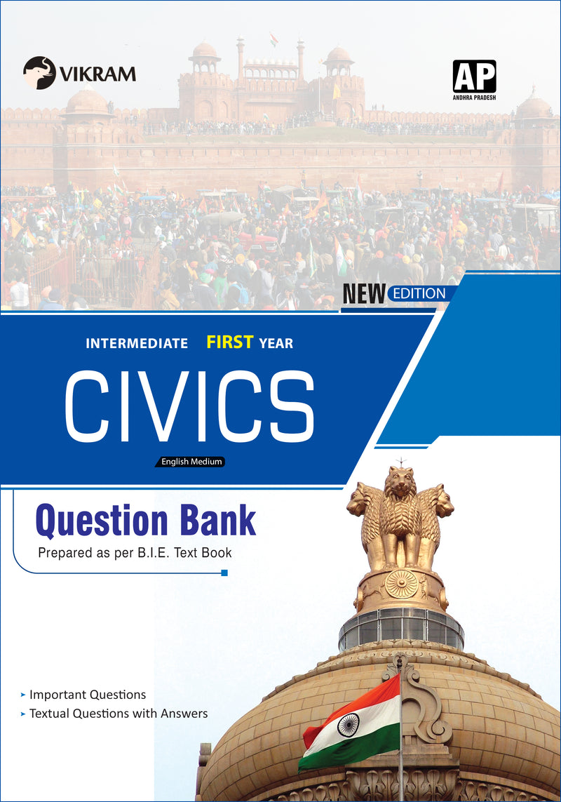 Intermediate  First Year CIVICS (EM) Question Bank (Andhra Pradesh)