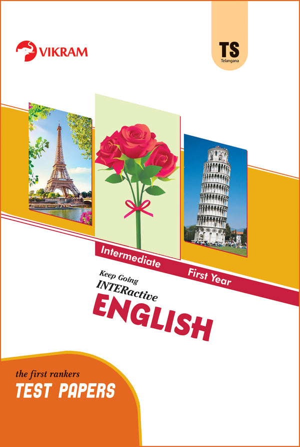 Intermediate  First Year  - ENGLISH (INTERactive) - Test Papers - Telangana