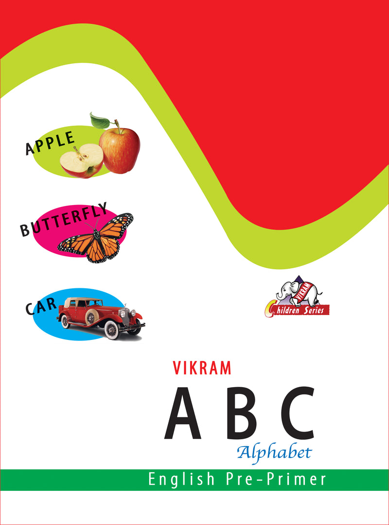 Vikram - ABC Alphabet (English Pre-Primer) - Vikram Books