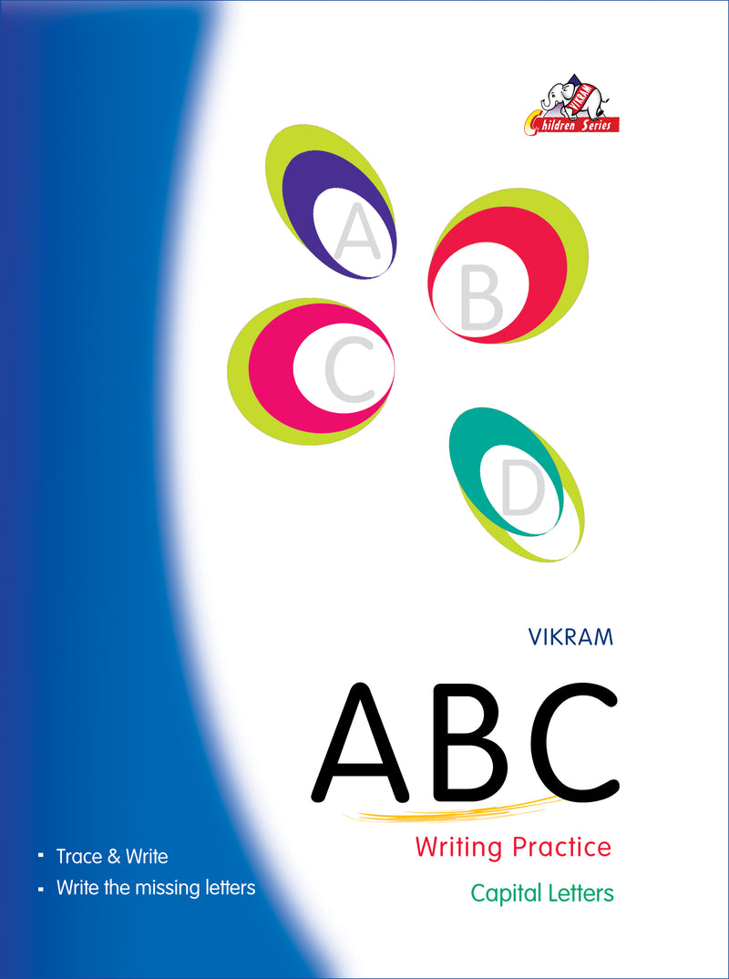Vikram ABC (Capital Letters) Writing Practice Book - Vikram Books