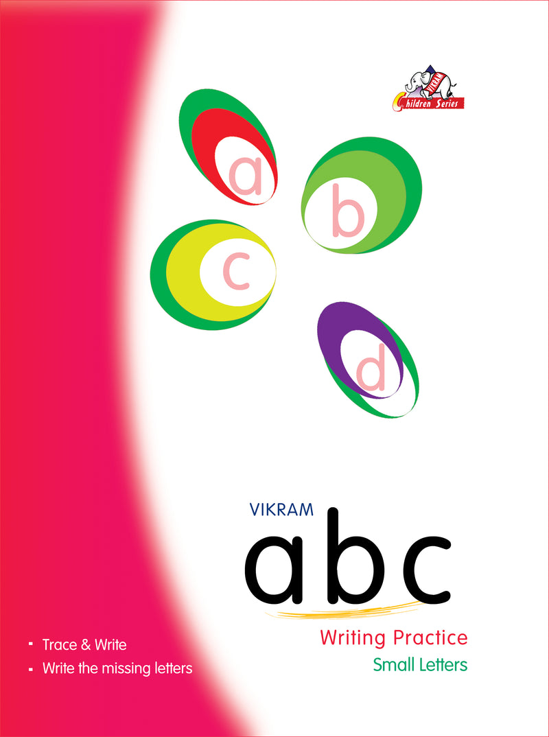 Vikram ABC (Small Letters) Writing Practice Book - Vikram Books