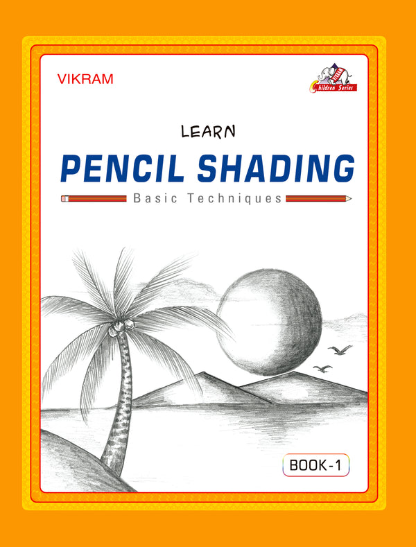 Vikram - LEARN PENCIL SHADING Book - 1 - Vikram Books
