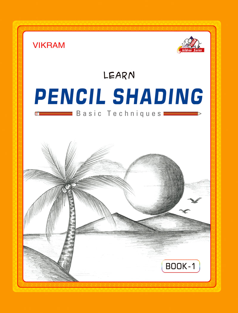 Vikram - LEARN PENCIL SHADING Book - 1 - Vikram Books