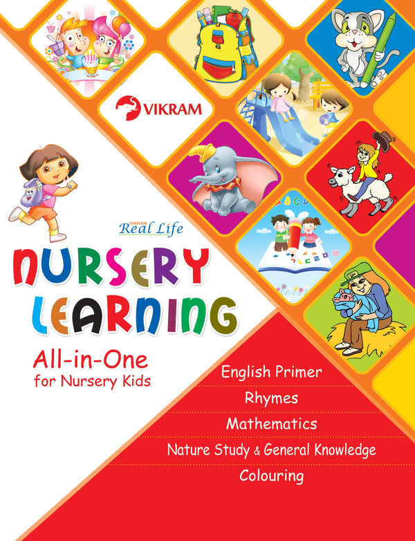 Real Life Nursery Learning AL - IN - ONE - Vikram Books