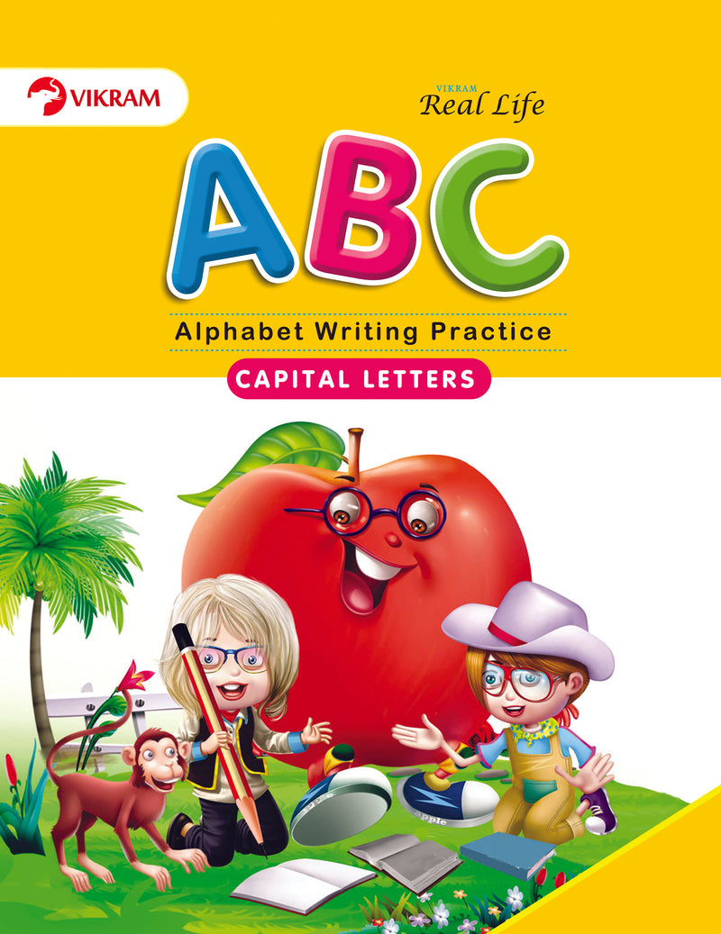 Real Life ABC Capital (Alphabet Writing Practice) - Vikram Books