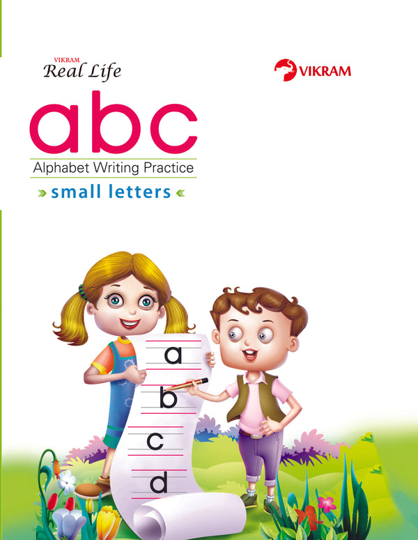 Real Life abc - small (Alphabet Writing Practice) - Vikram Books