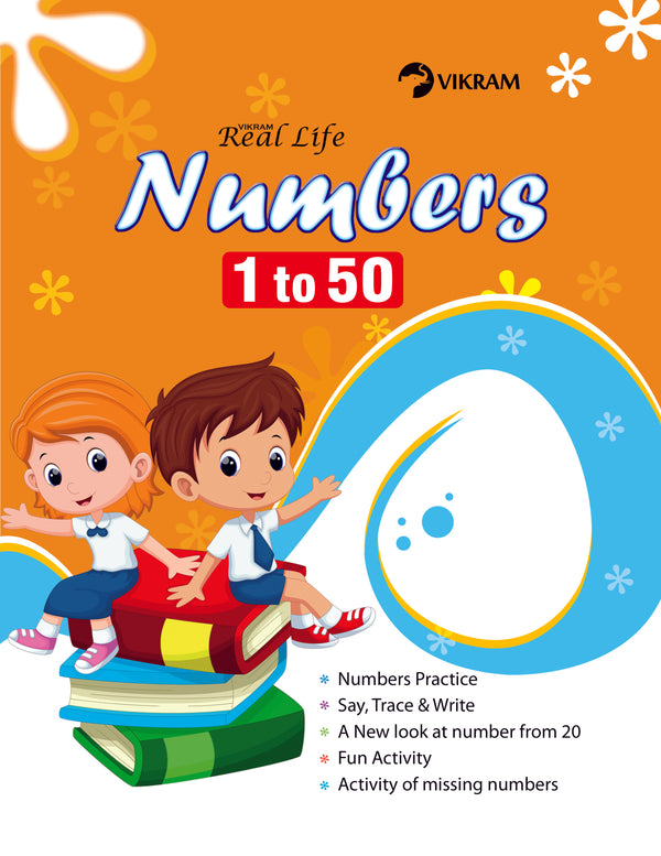 Real Life Numbers 1 - 50 - Vikram Books
