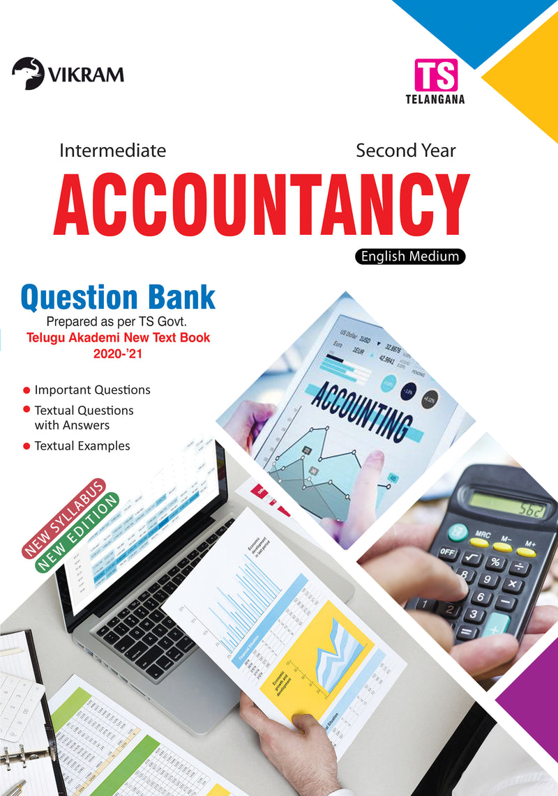 Intermediate   Second Year  ACCOUNTANCY (EM) Question Bank (Telangana) - Vikram Books