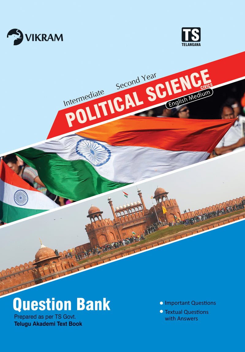 Intermediate Second Year POLITICAL SCIENCE (CIVICS) EM Question Bank (Telangana)