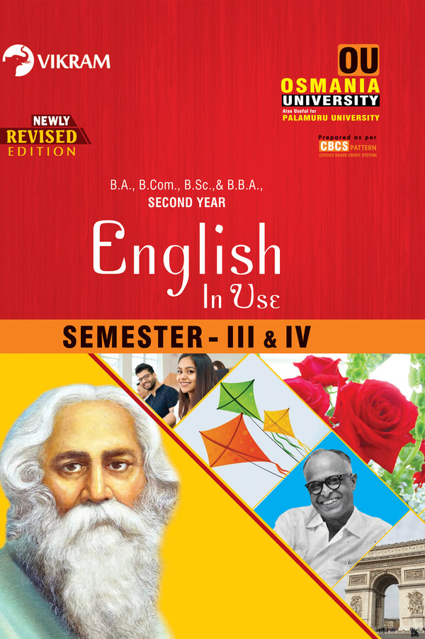 Degree   2nd Year - ENGLISH In USE - Semester - III & IV (Osmania University & Palamuru University)) - Vikram Books