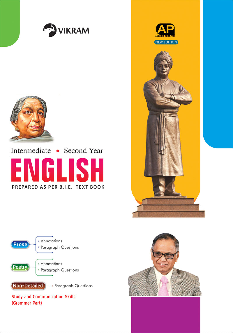 Intermediate  Second Year ENGLISH Question Bank (Andhra Pradesh)