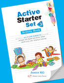 Vikram Lotus - LKG Active Starter Set (3 Term Books + 3 Work Books + 3 Activity Books + Assessment Sheets) - Vikram Books