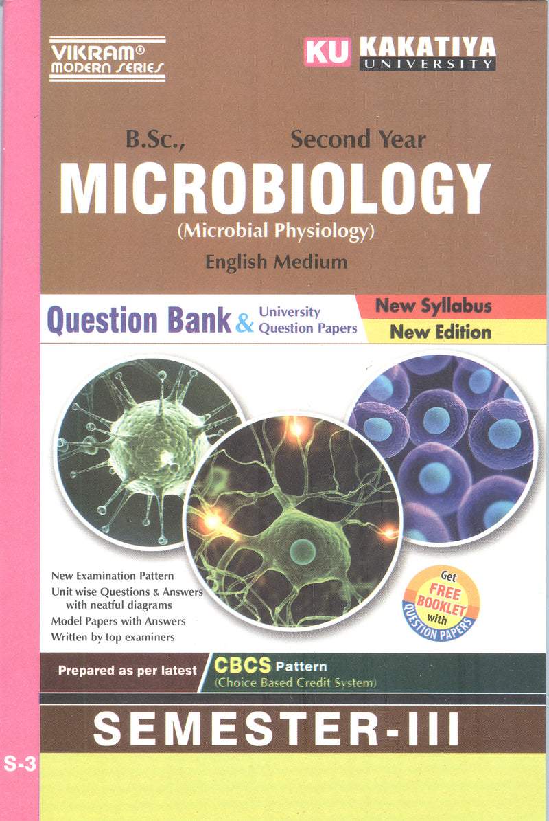 Degree   Second Year - Microbiology (English  Medium) - Semester - III :  Question Bank & Model Papers : Kakatiya  University