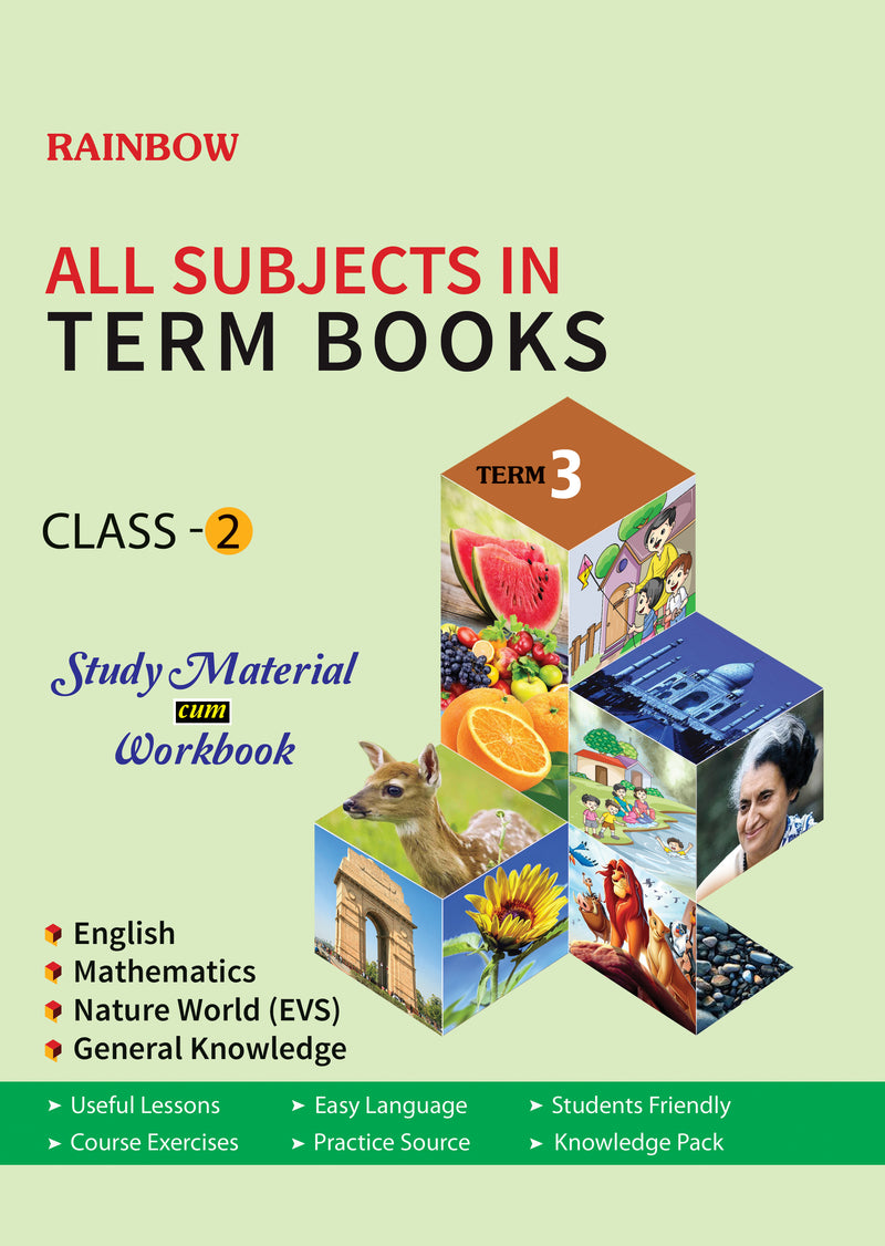 Vikram Rainbow :  Class - 2 : Term Books : Term - 3  : Study Material cum Workbook - Vikram Books