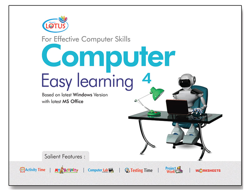 Vikram Lotus - Computer Easy Learning Text Book - 4 - Vikram Books